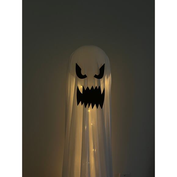 5.5ft Front Yard Ghost Standing Prop Halloween Decoration - Picture 4 of 5